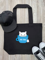 Kit-Tea Cat Stella Tote Bag