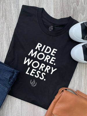 Ride More Worry Less Ava Women's Regular Fit Tee