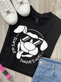 Sun's Out Tongue's Out Ava Women's Regular Fit Tee
