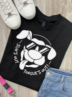 Sun's Out Tongue's Out Ava Women's Regular Fit Tee