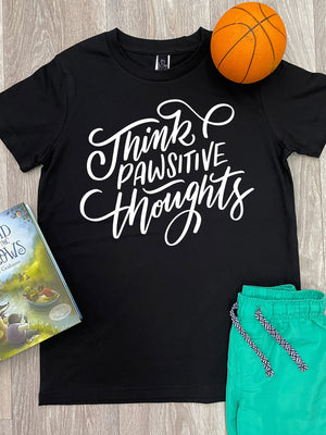 Think Pawsitive Thoughts Youth Tee