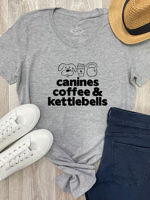 Canines, Coffee & Kettlebells Chelsea Slim Fit Tee