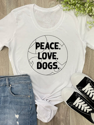 Peace. Love. Dogs. Chelsea Slim Fit Tee