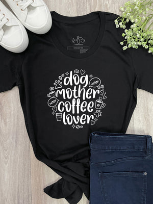 Dog Mother Coffee Lover Chelsea Slim Fit Tee