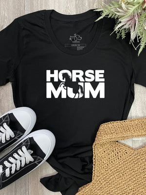 Horse Mum Silhouette Chelsea Slim Fit Tee