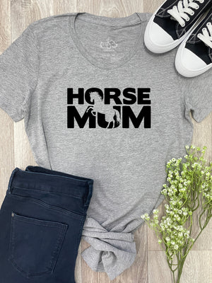 Horse Mum Silhouette Chelsea Slim Fit Tee