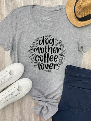 Dog Mother Coffee Lover Chelsea Slim Fit Tee