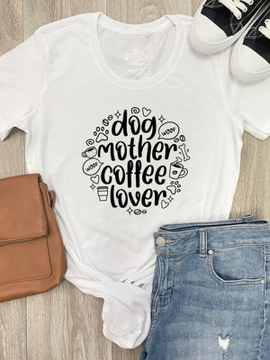 Dog Mother Coffee Lover Chelsea Slim Fit Tee