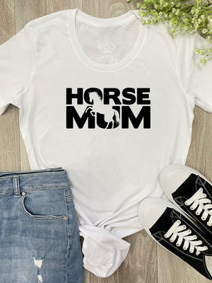 Horse Mum Silhouette Chelsea Slim Fit Tee