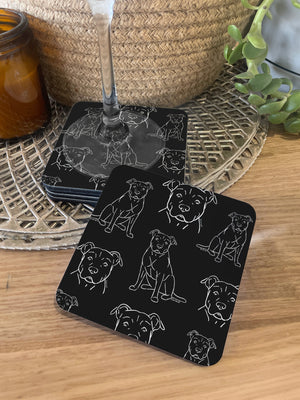 American Staffordshire Terrier Coaster