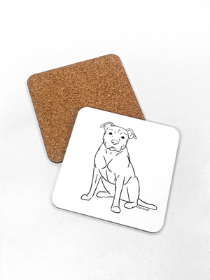 American Staffordshire Terrier Coaster