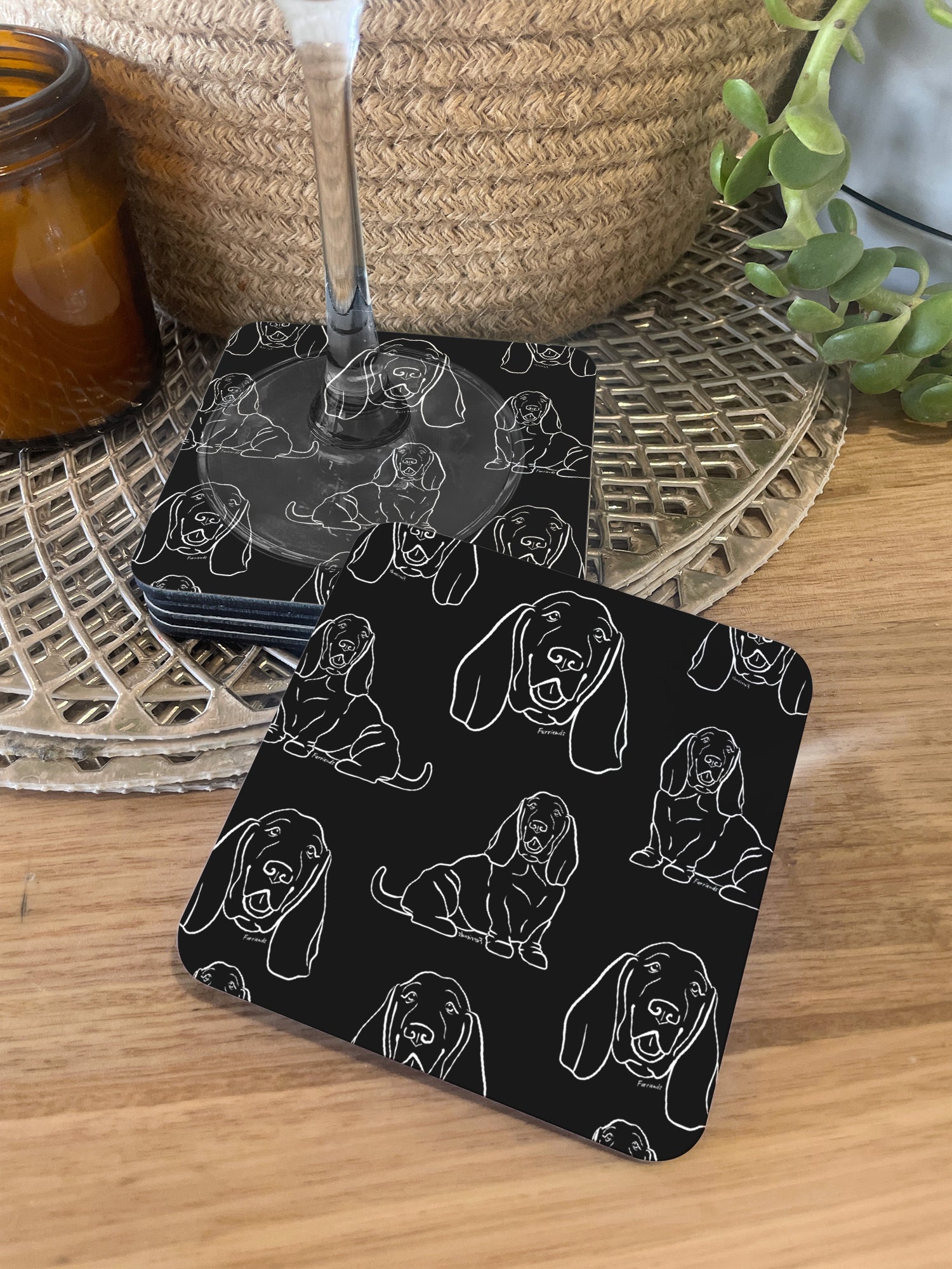 Basset Hound Coaster