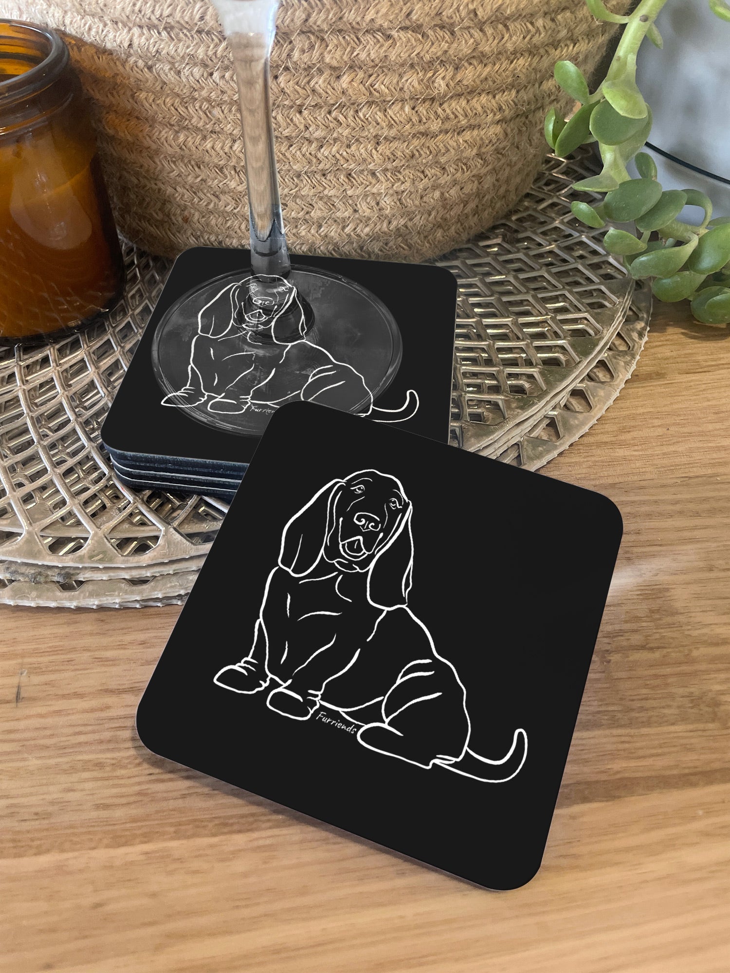 Basset Hound Coaster