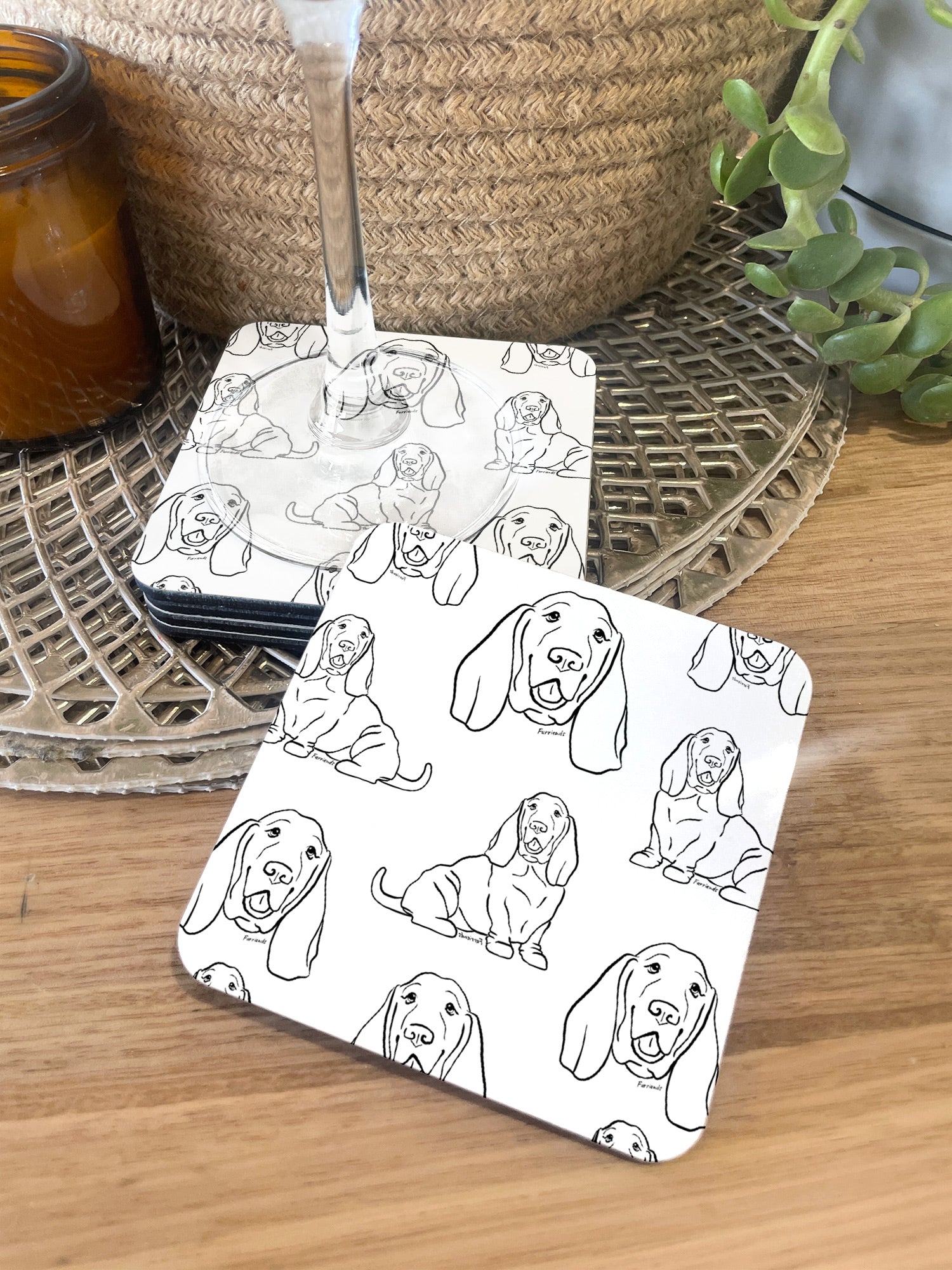 Basset Hound Coaster