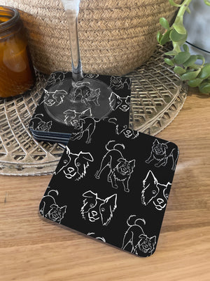 Border Collie Coaster