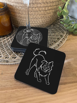 Border Collie Coaster