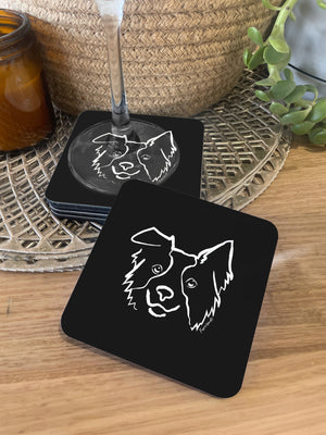 Border Collie Coaster