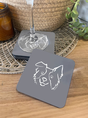 Border Collie Coaster