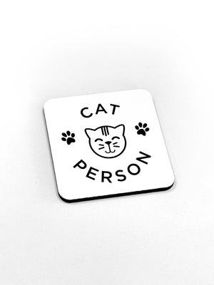 Cat Person Coaster