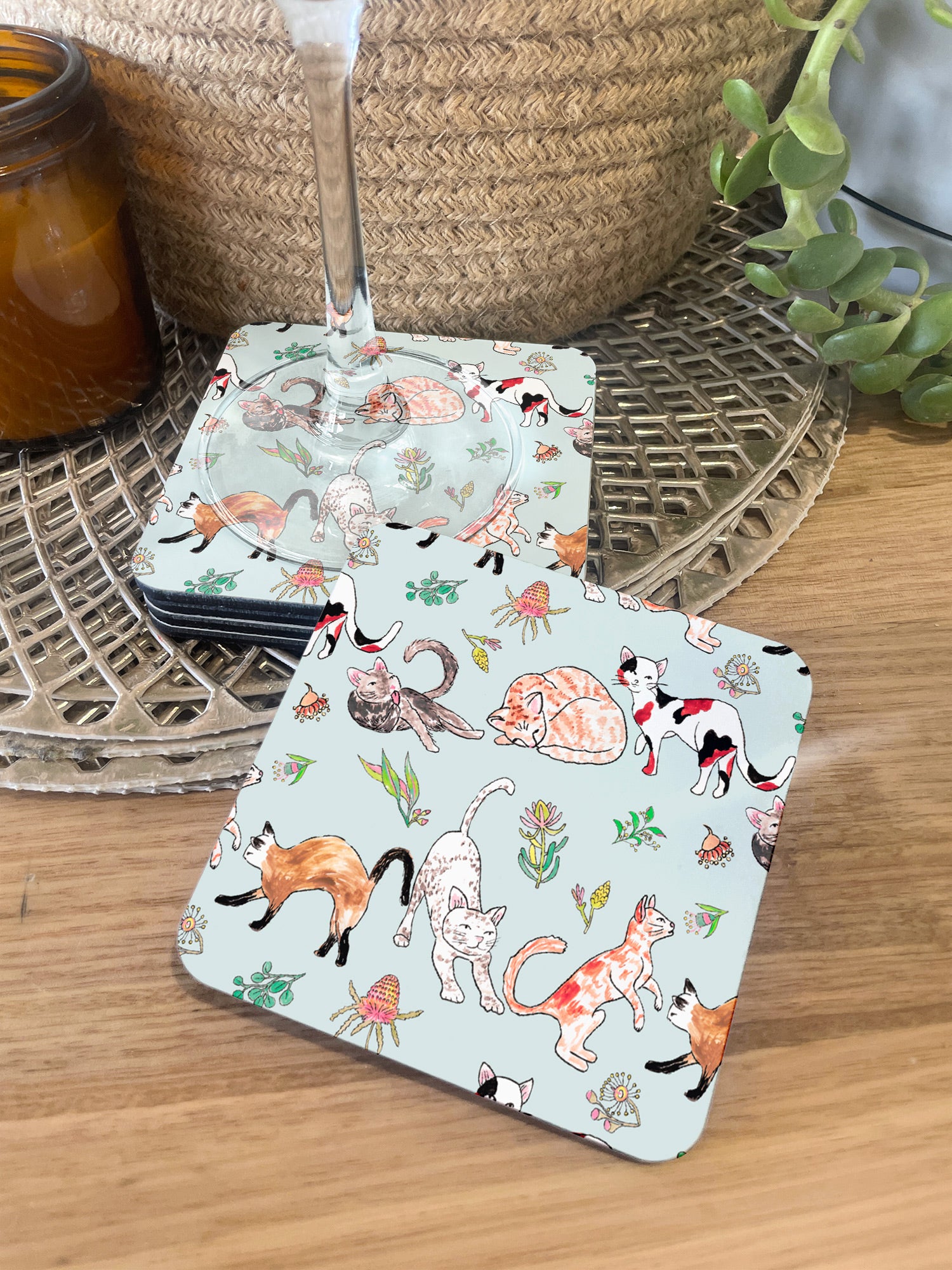 Feline Fine Coaster