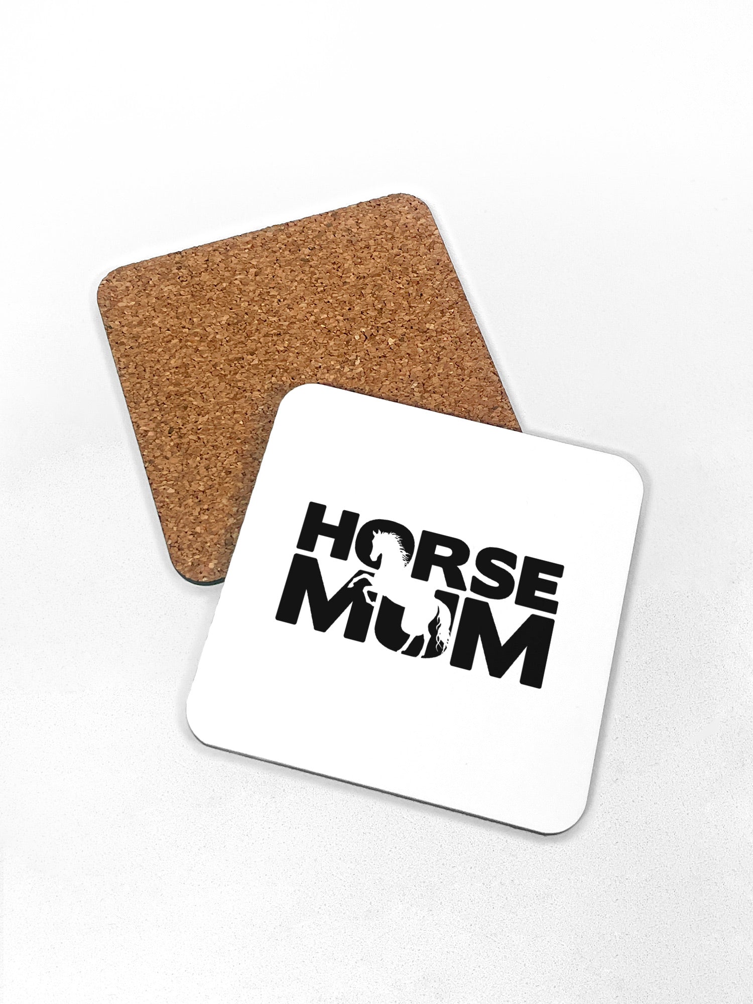 Horse Mum Silhouette Coaster