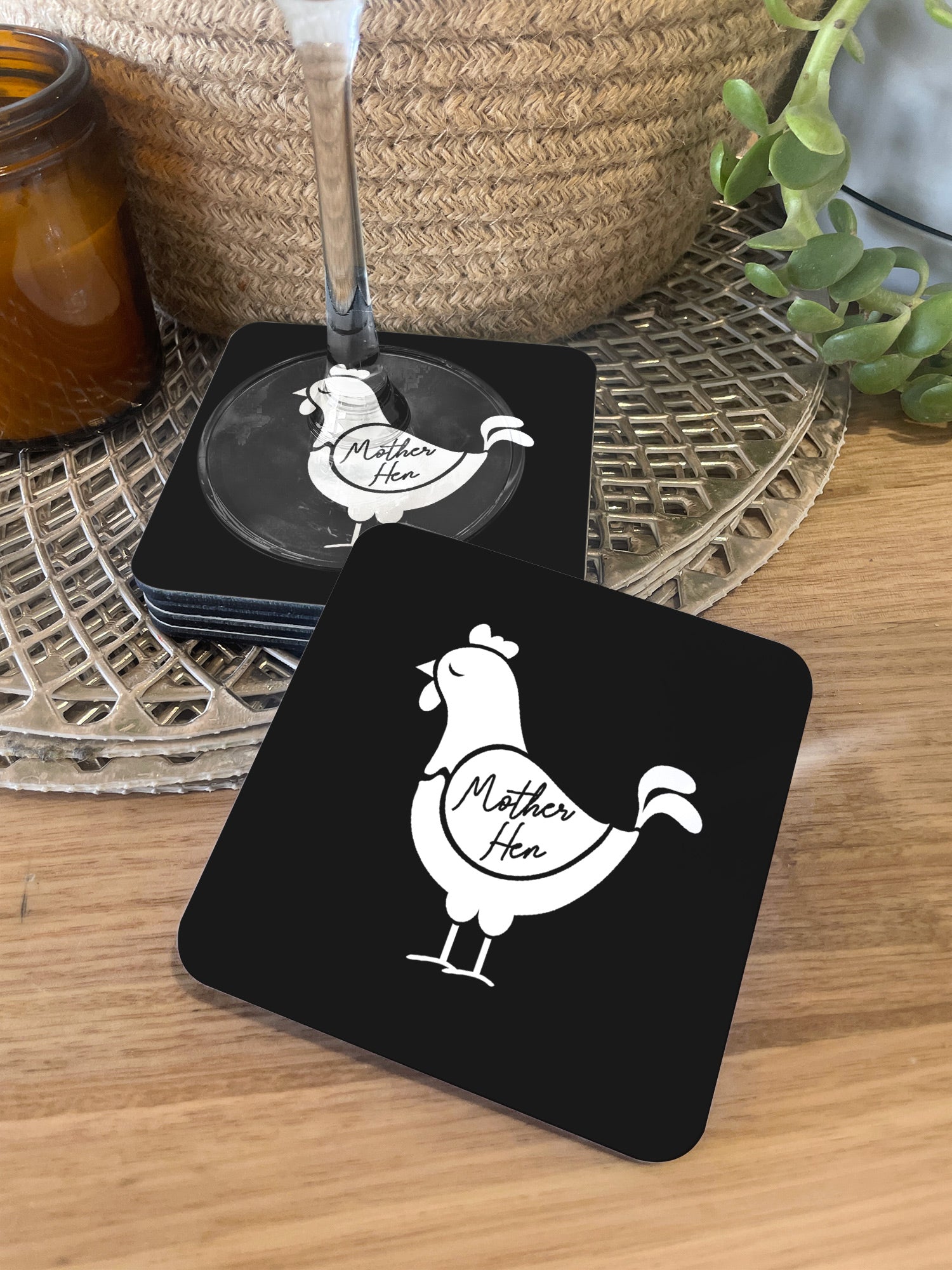 Mother Hen Coaster