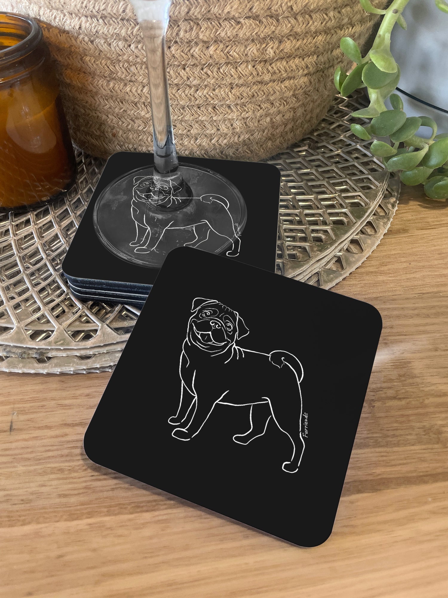 Pug Coaster