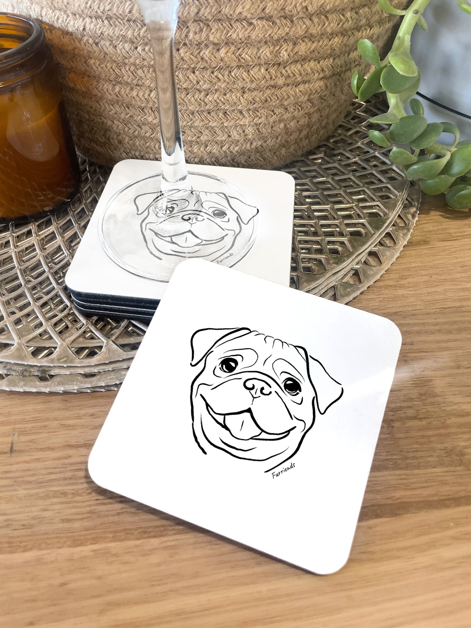 Pug Coaster