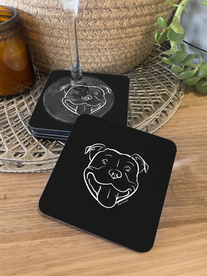 Staffordshire Bull Terrier Coaster