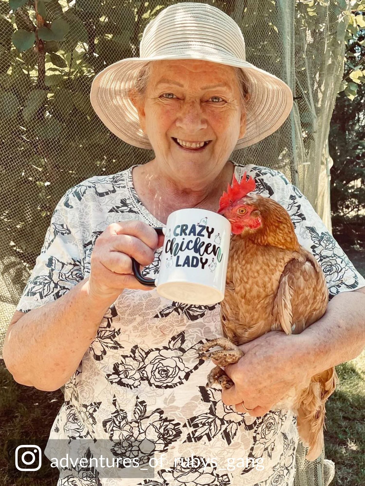 Crazy Chicken Lady Ceramic Mug