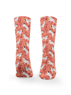 Dalmatian Patch Crew Socks