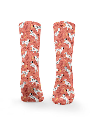 Dalmatian Patch Crew Socks