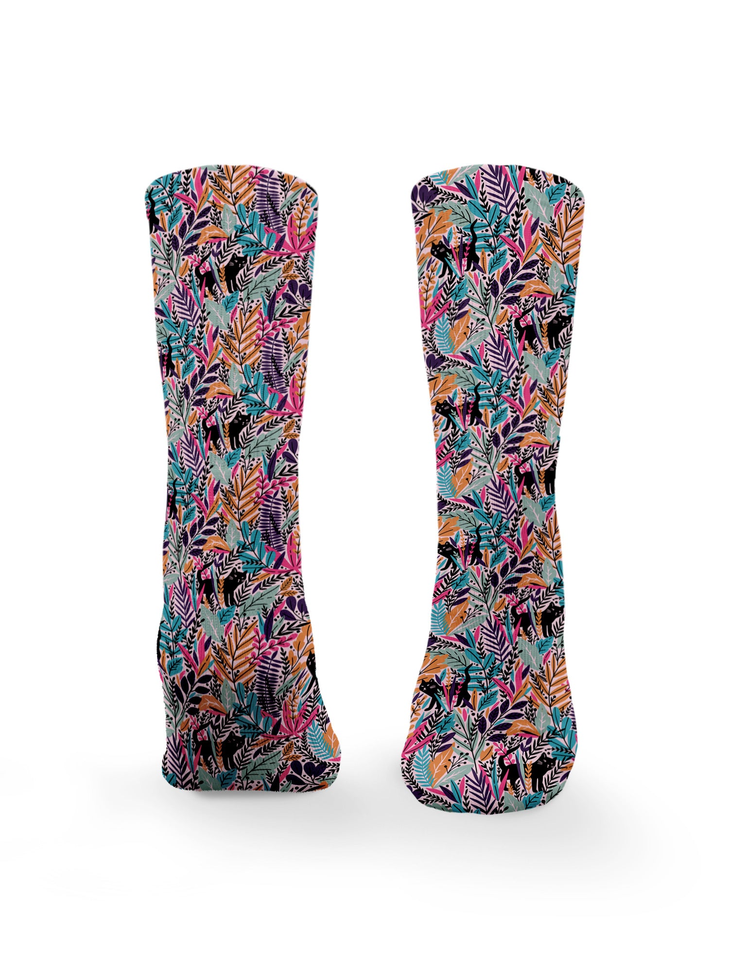Jungle Cat Crew Socks