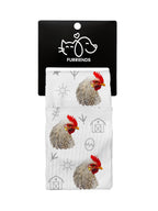 Custom Chicken Face Crew Socks