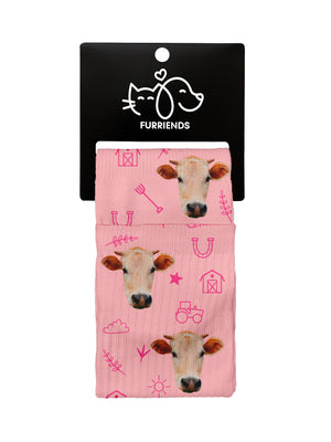 Custom Farm Animal Face Crew Socks