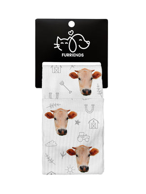 Custom Farm Animal Face Crew Socks