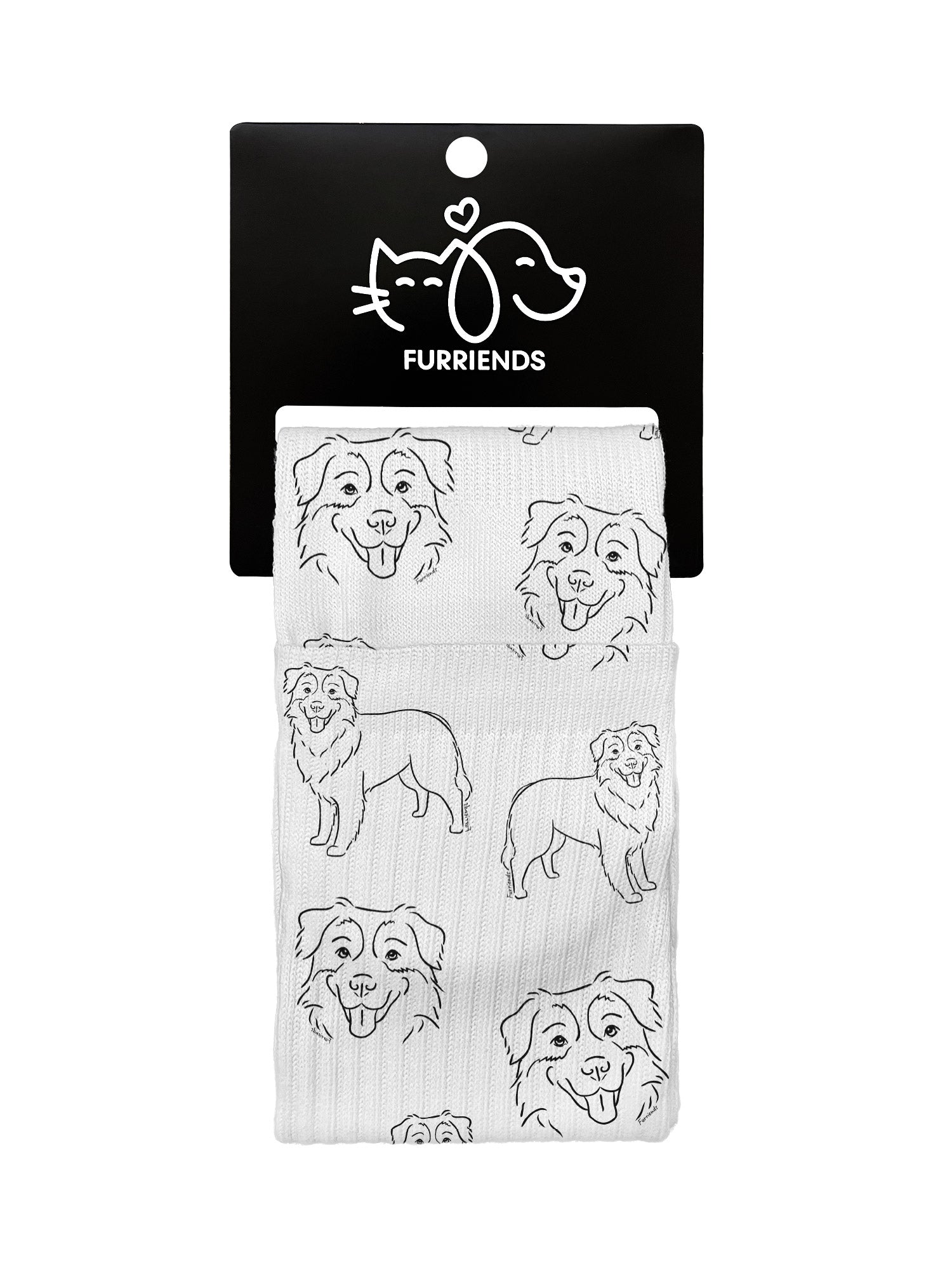 Australian Shepherd Crew Socks
