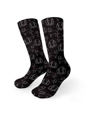 Dachshund Crew Socks