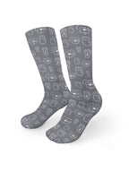 Canines, Coffee & Kettlebells Crew Socks