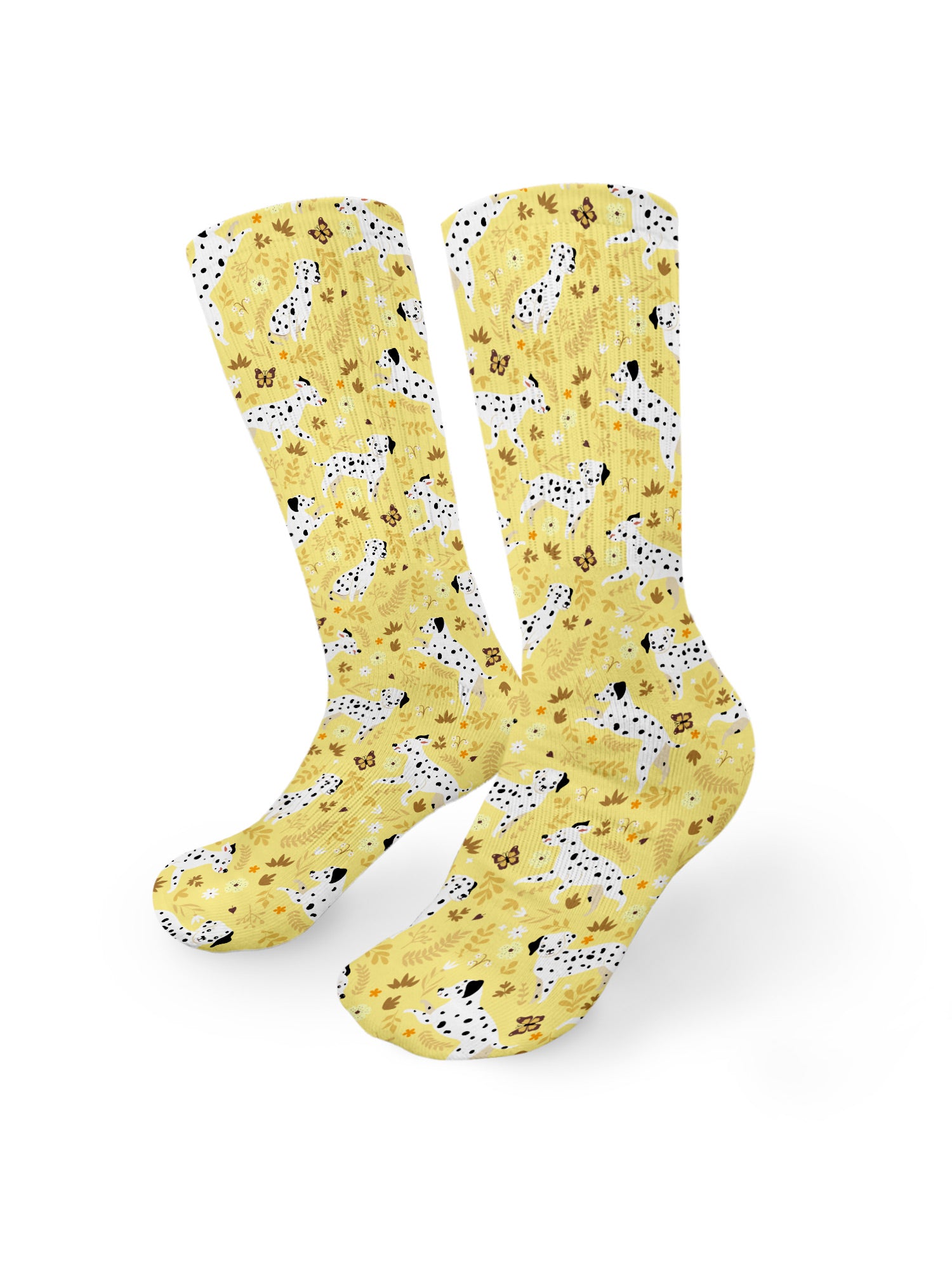 Dalmatian Patch Crew Socks