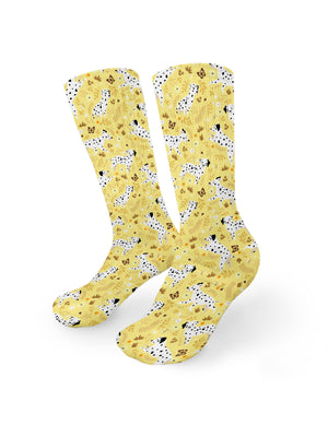 Dalmatian Patch Crew Socks