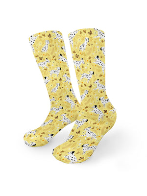 Dalmatian Patch Crew Socks