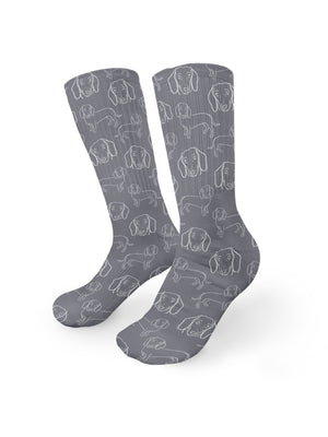 Dachshund Crew Socks