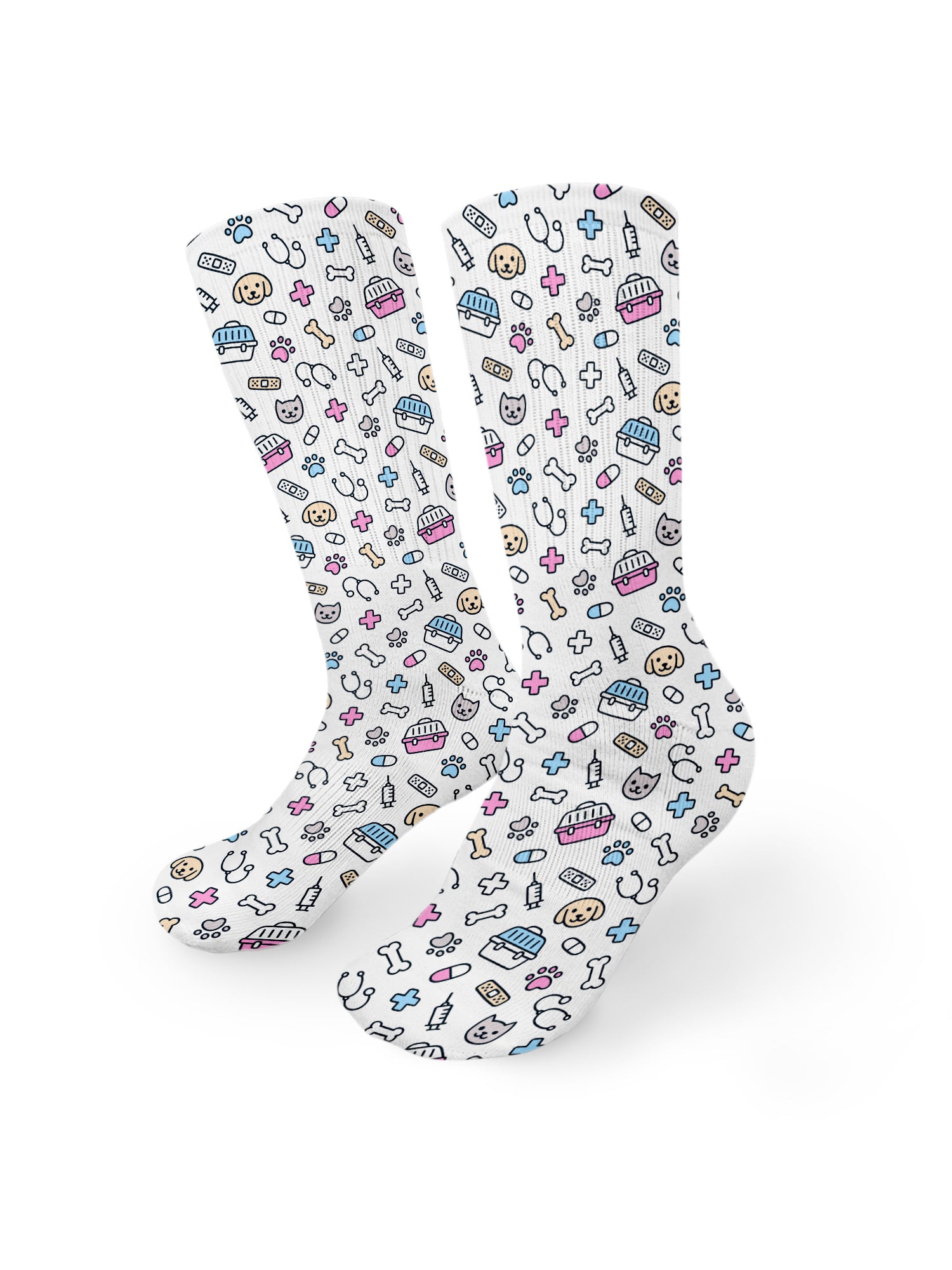 Trip To The Vet Crew Socks