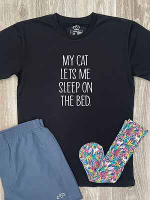 My Cat Lets Me Sleep On The Bed Essential Unisex Tee