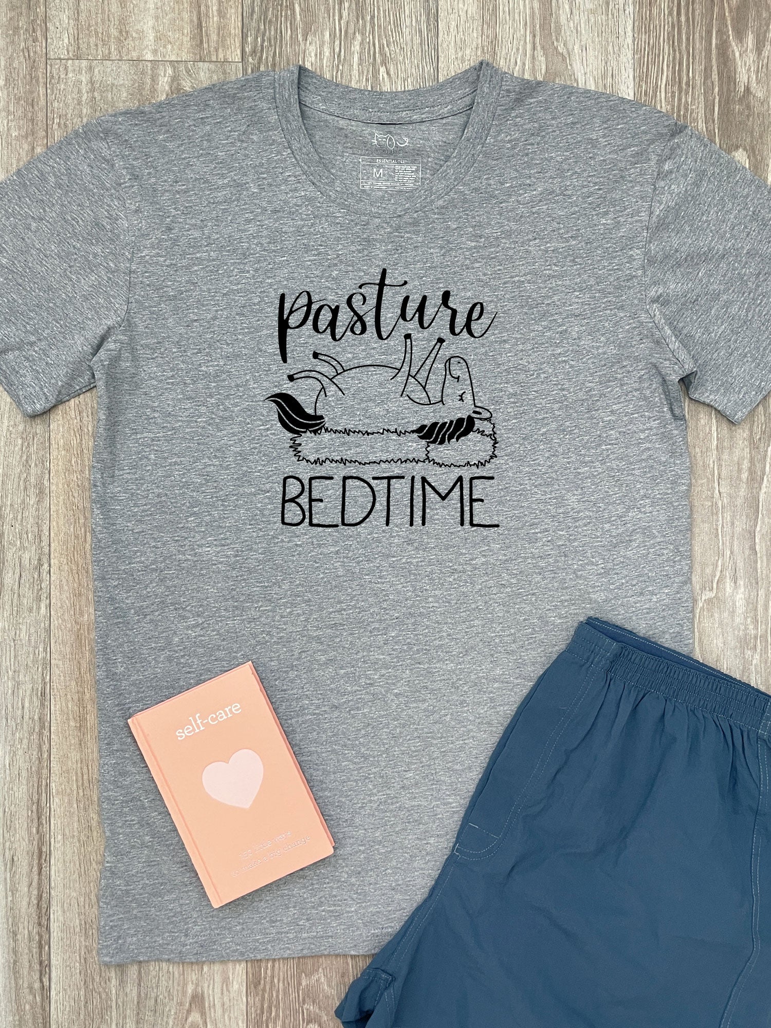 Pasture Bedtime Horse Lovers Essential Unisex Tee