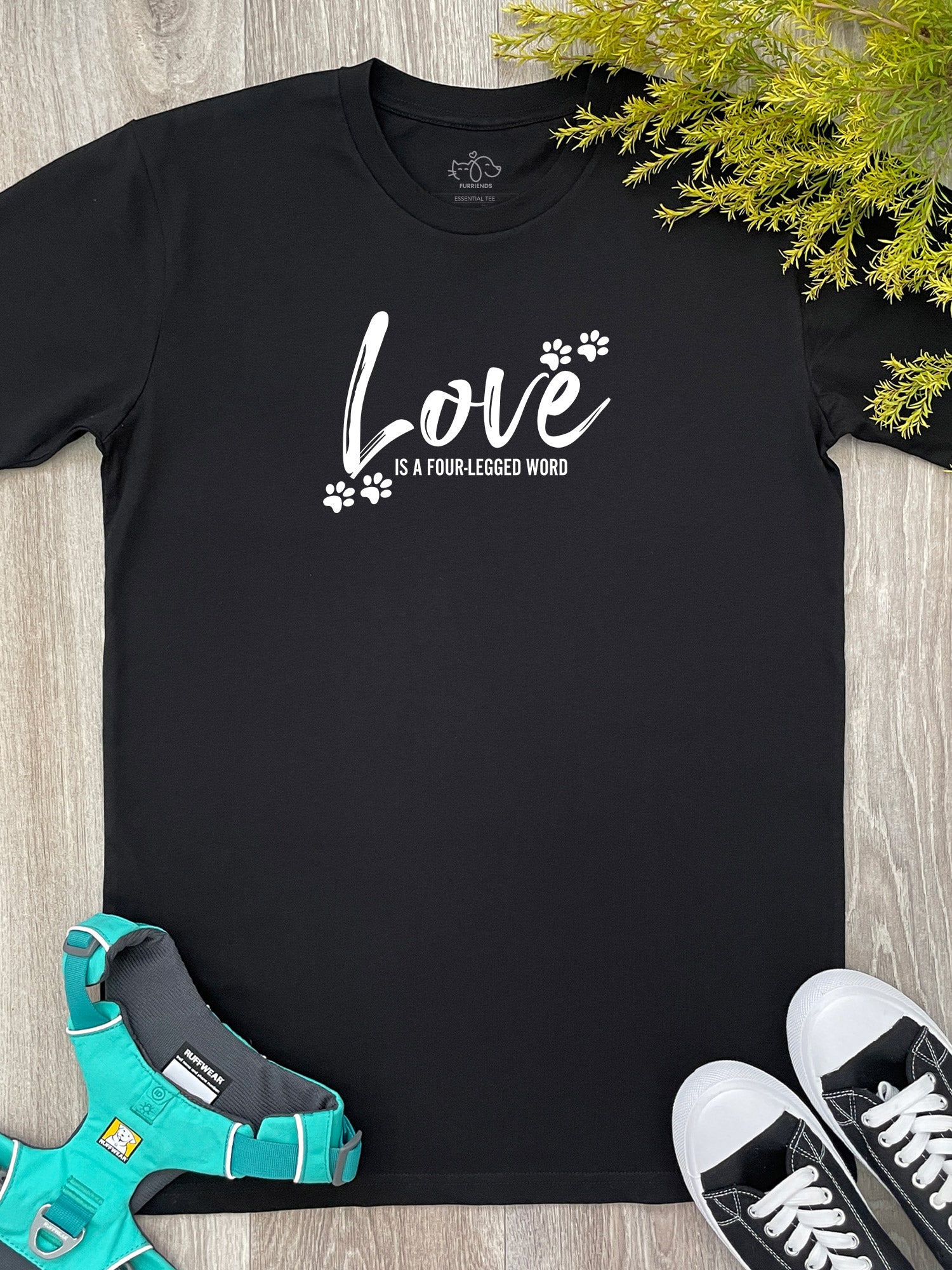 Love Is A Four-Legged Word Essential Unisex Tee