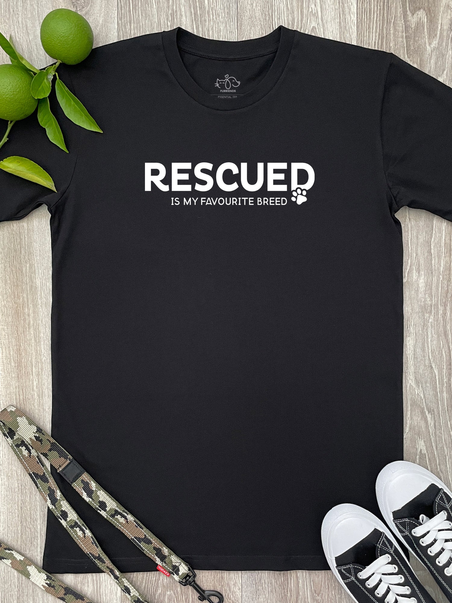 Rescued Is My Favourite Breed Essential Unisex Tee