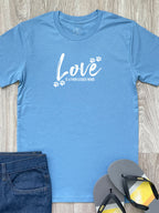Love Is A Four-Legged Word Essential Unisex Tee
