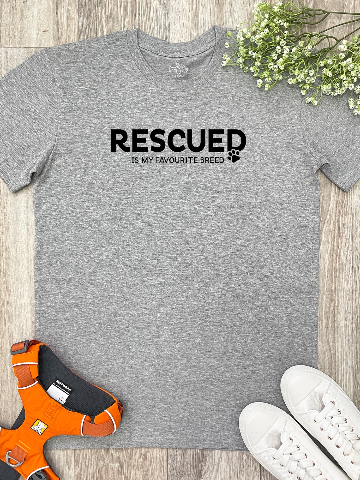 Rescued Is My Favourite Breed Essential Unisex Tee
